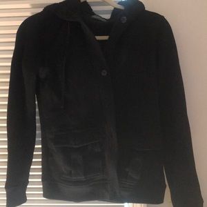 Ralph Lauren Hooded pocketed Button Up Sweatshirt